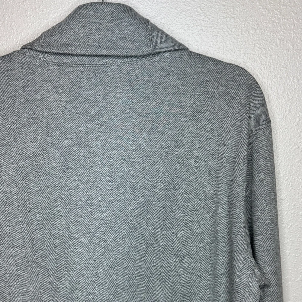 Polo by Ralph Lauren Jersey Shawl-Collar Pullover‎ Sweater in Gray - Med